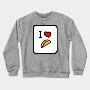 Framed I Heart Tacos Love Graphic Crewneck Sweatshirt